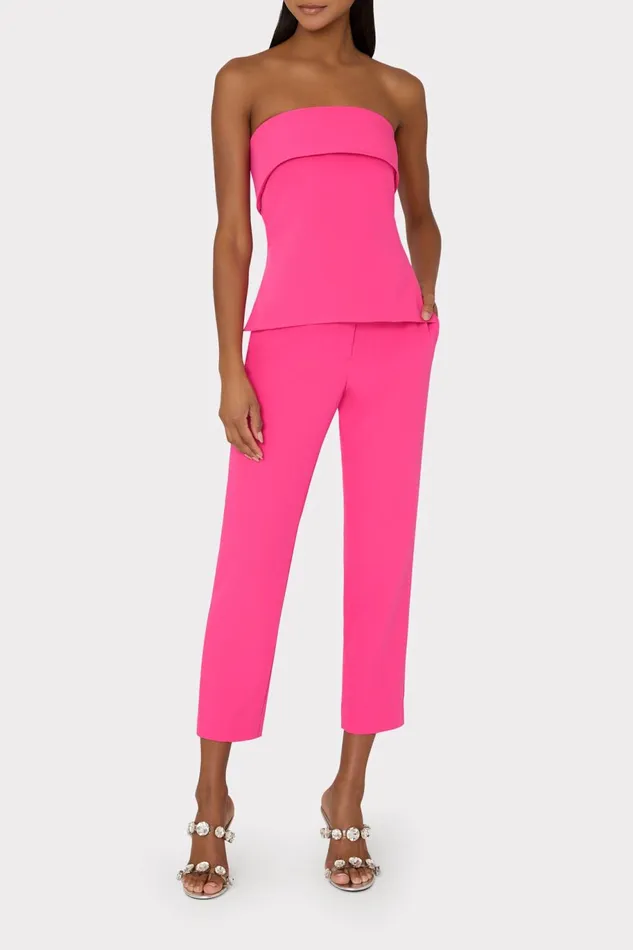 Milly Tuala Cady Top Fuchsia Women Tops