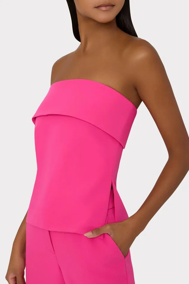 Milly Tuala Cady Top Fuchsia Women Tops