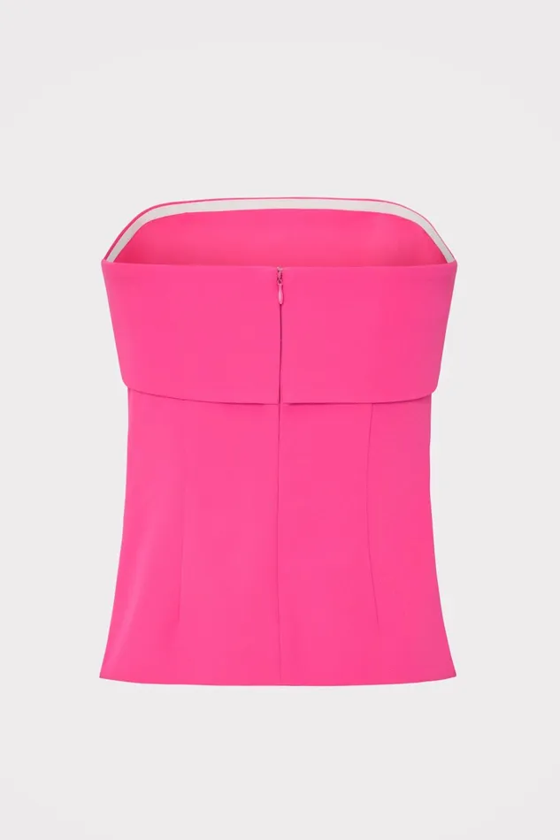 Milly Tuala Cady Top Fuchsia Women Tops