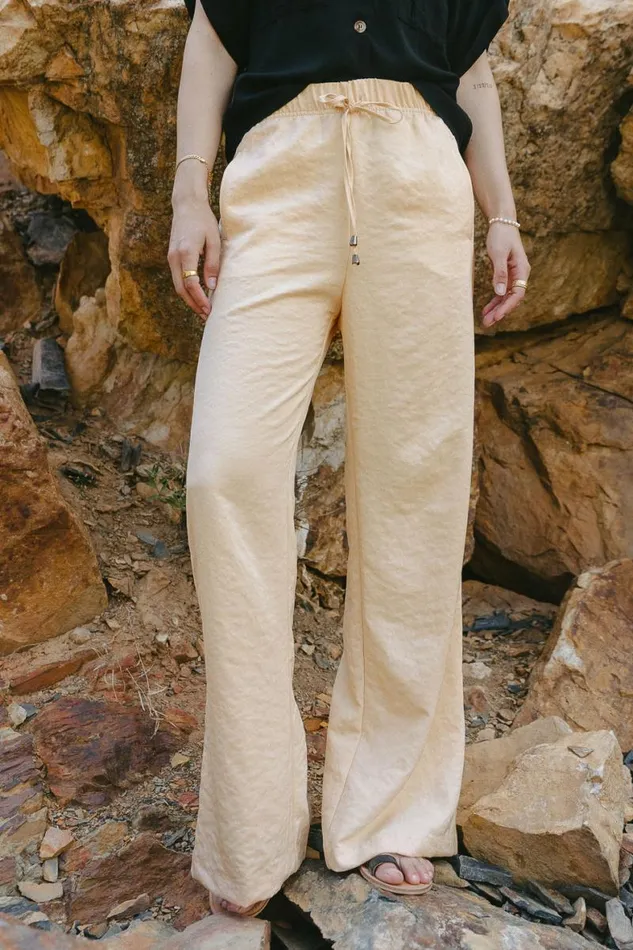 Mindy Pants In Cream Cream Women Bohme Pants