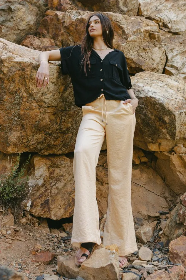 Mindy Pants In Cream Cream Women Bohme Pants