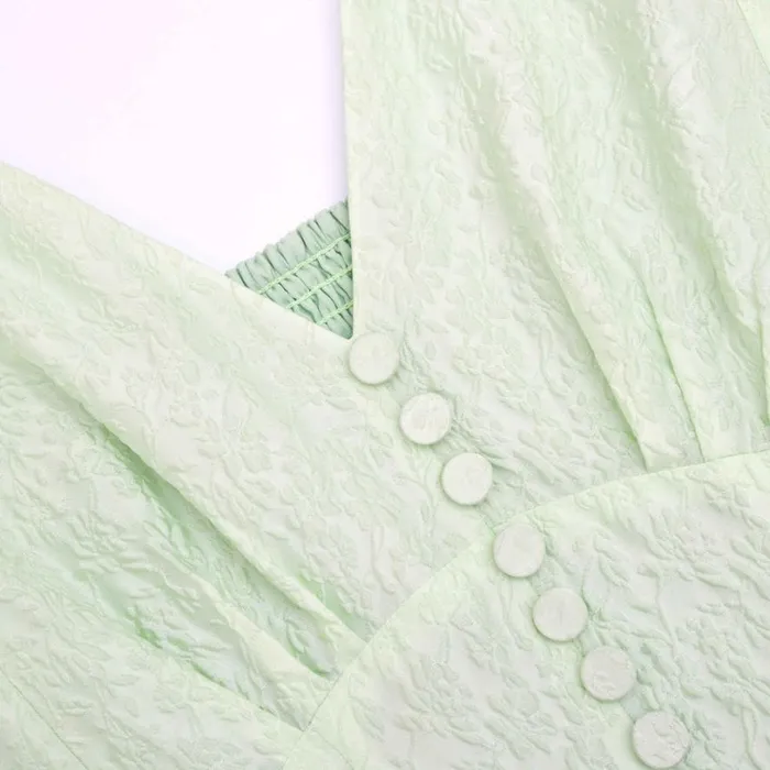 Mint Jacquard Midi Dress Women Self Portrait Dresses Mint Jacquard Midi Dress Women Self Portrait Dresses