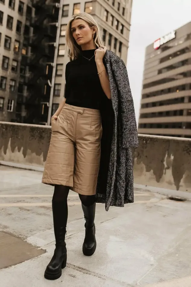Mock Neck Sweater Top In Black Black Women Bohme Sweaters
