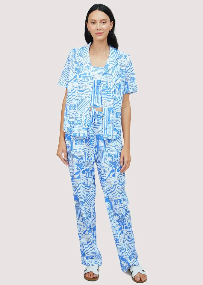 Nautical Dream Pants Bluewhite Women Lost Wander Pants And Shorts
