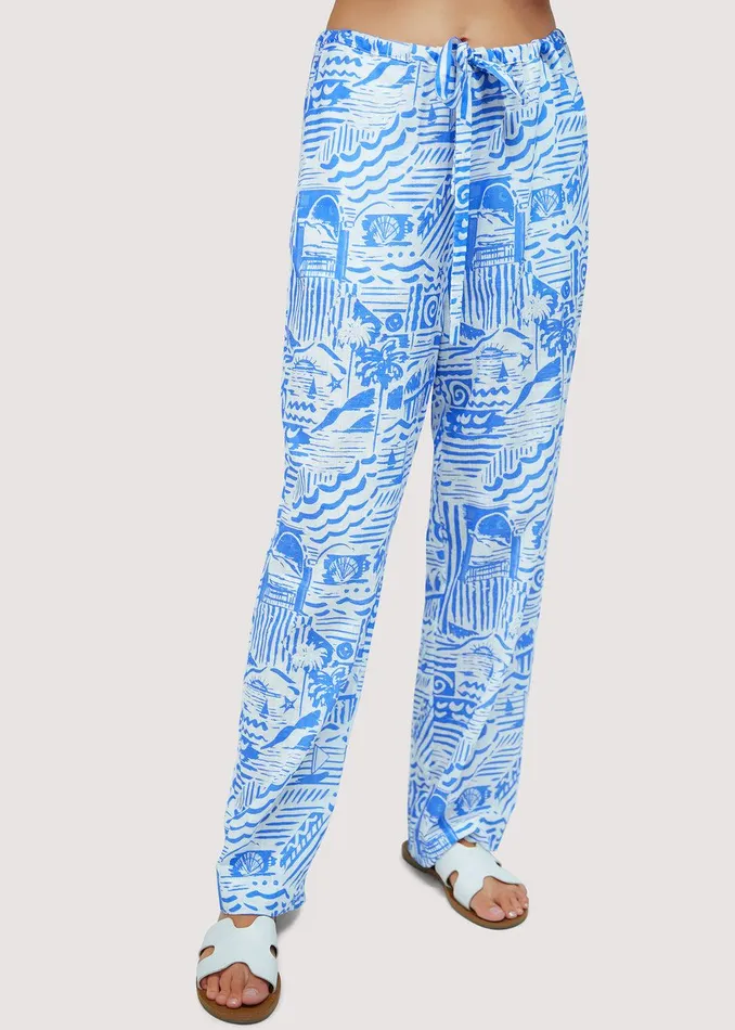 Nautical Dream Pants Bluewhite Women Lost Wander Pants And Shorts