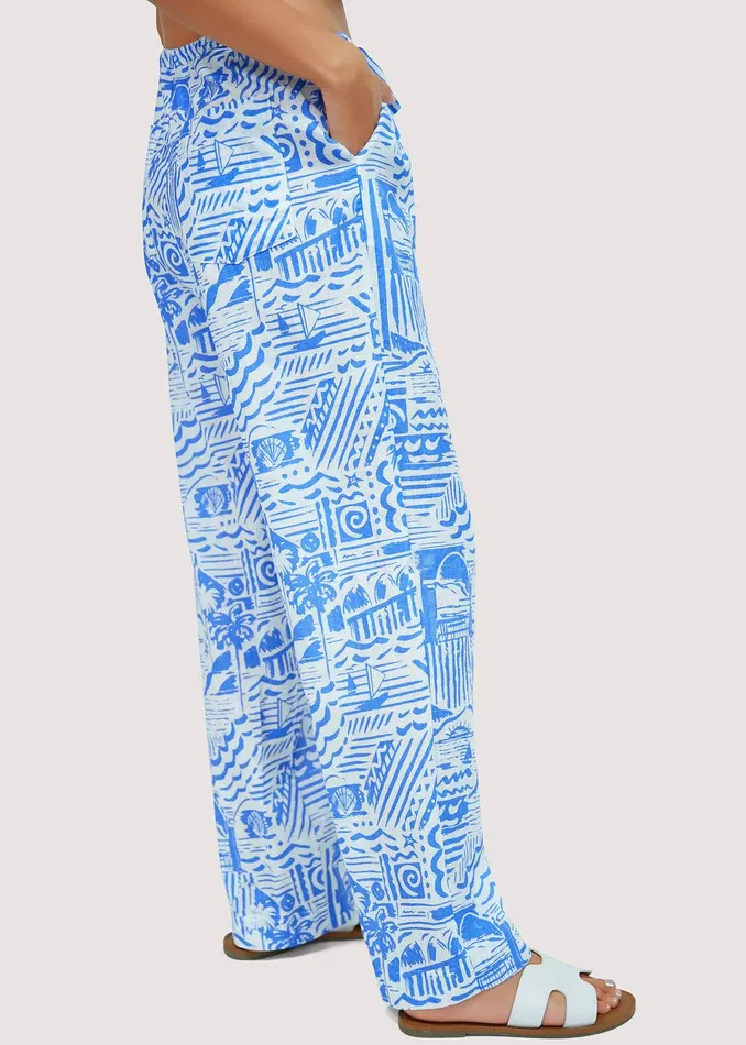 Nautical Dream Pants Bluewhite Women Lost Wander Pants And Shorts