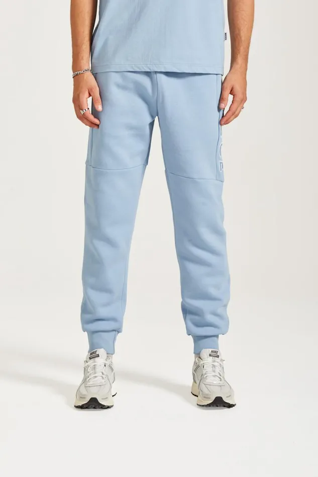 NICCE Bottoms Mens NICCE Mercury Outline Joggers Blue