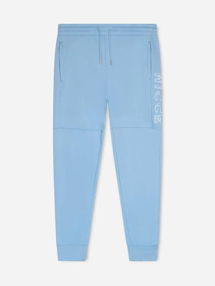 NICCE Bottoms Mens NICCE Mercury Outline Joggers Blue