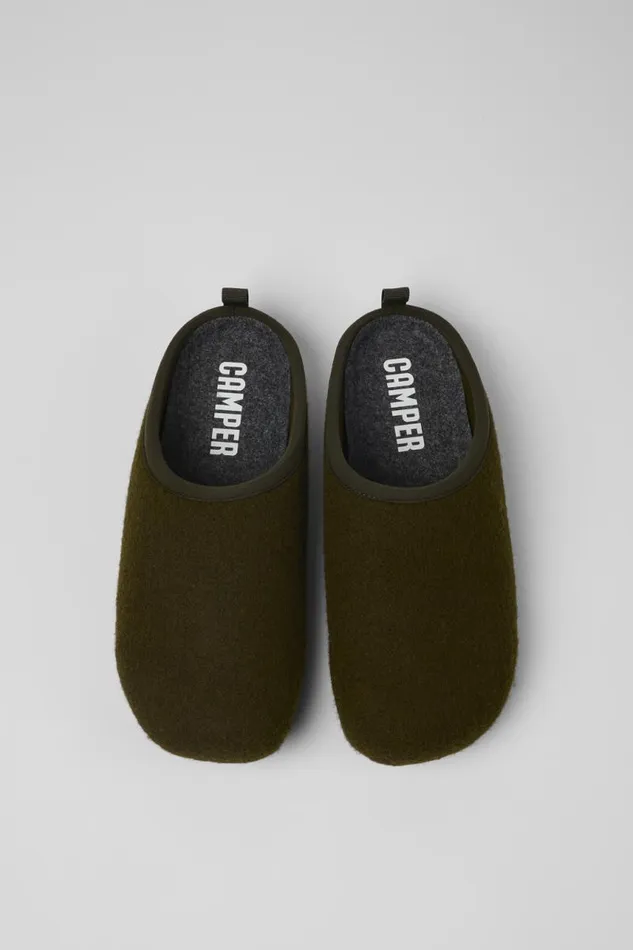 Non Leather Shoes Men Camper Green Slippers Non Leather Shoes Men Camper Green Slippers
