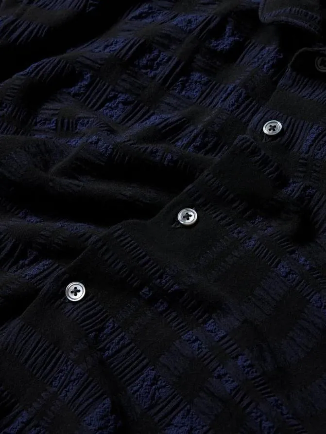 ORCHARD SHIRT Blue Black Clothing John Varvatos Shirts