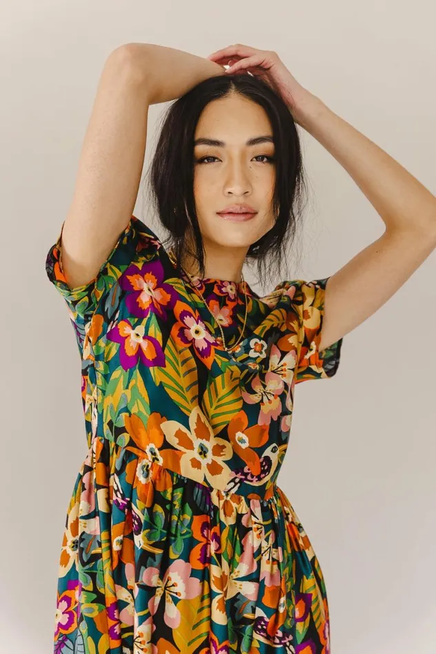 Oriole Printed Dress Multi Women Bohme Dresses