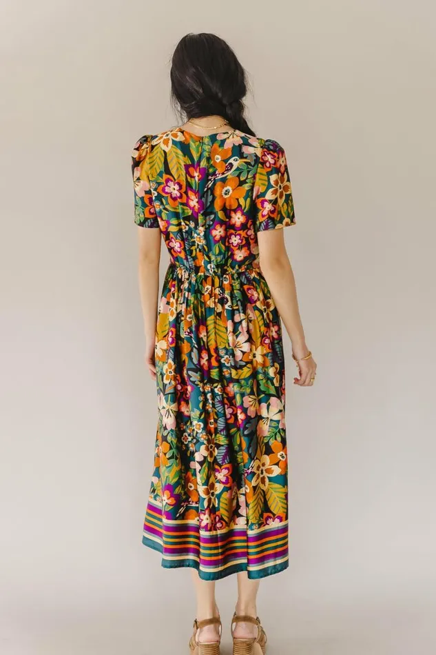 Oriole Printed Dress Multi Women Bohme Dresses