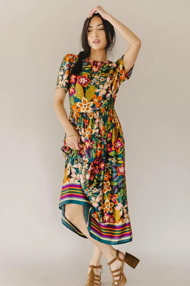Oriole Printed Dress Multi Women Bohme Dresses