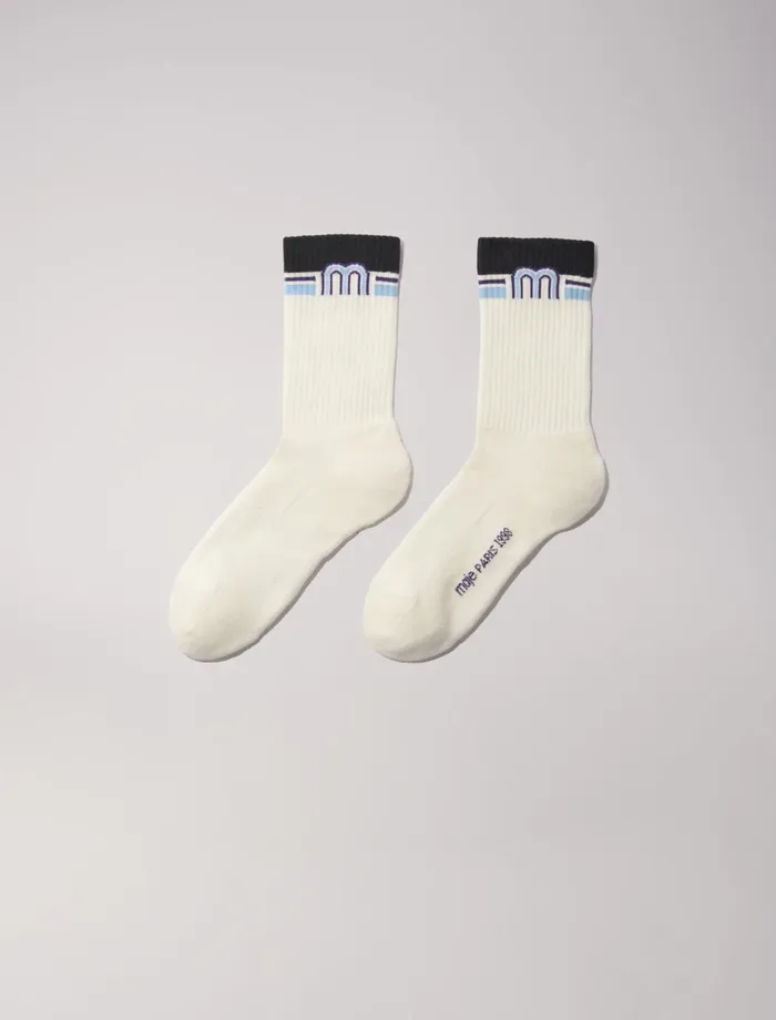 Other Accessories Women Maje Crew Socks Multicoloured