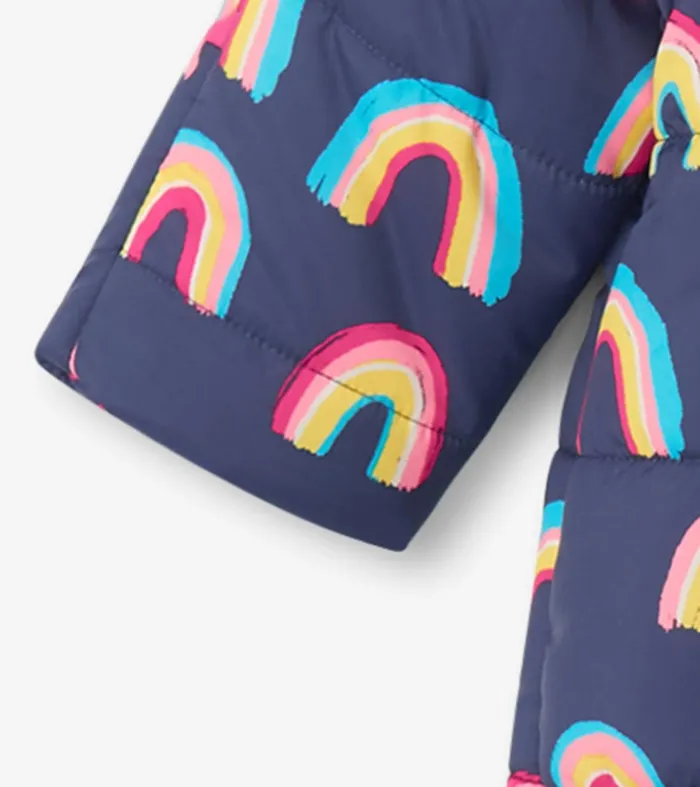 Outerwear Baby and Toddler Hatley Vibrant Rainbows Baby Snowsuit
