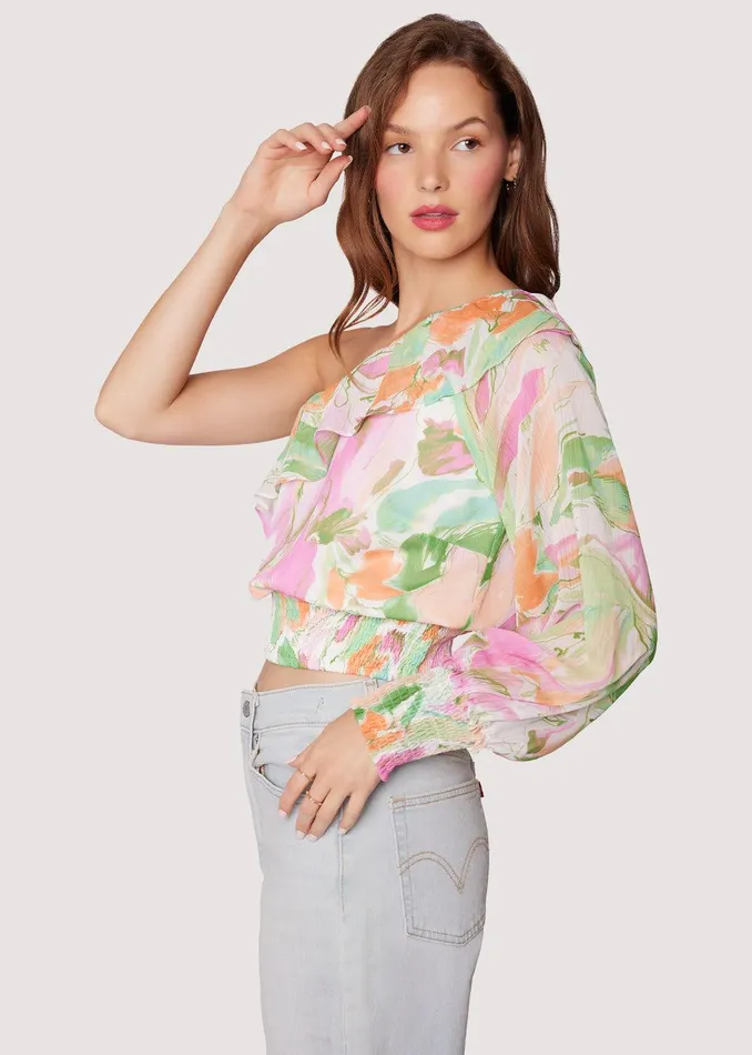 Painterly Love Top Multicolor Women Lost Wander Tops