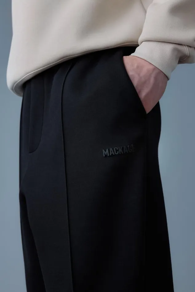 Pants and Shorts Men Mackage JAMILR Doubleface Jersey Sweatpants Black