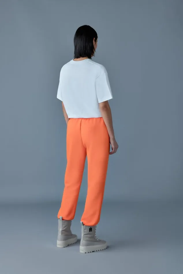 Pants and Shorts Women Mackage NEVR Doubleface Jersey Sweatpants Cream