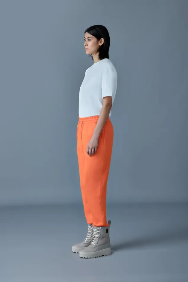 Pants and Shorts Women Mackage NEVR Doubleface Jersey Sweatpants Cream