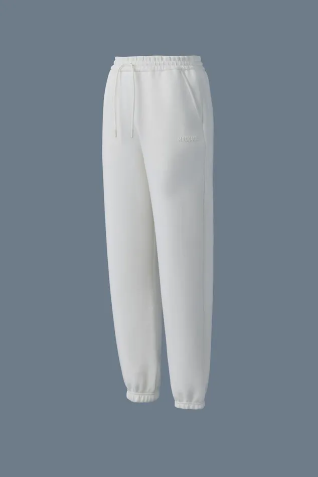 Pants and Shorts Women Mackage NEVR Doubleface Jersey Sweatpants Cream