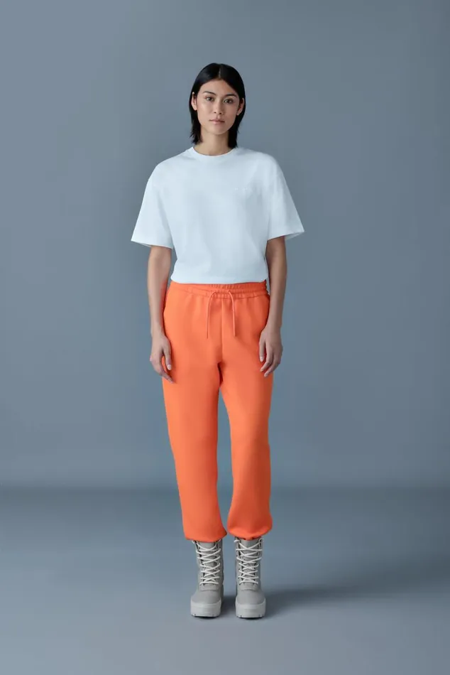 Pants and Shorts Women Mackage NEVR Doubleface Jersey Sweatpants Cream