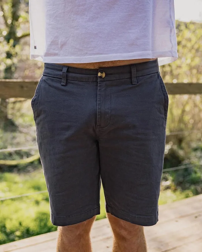 Passenger Clothing 365 Organic Cotton Shorts Charcoal Men Shorts