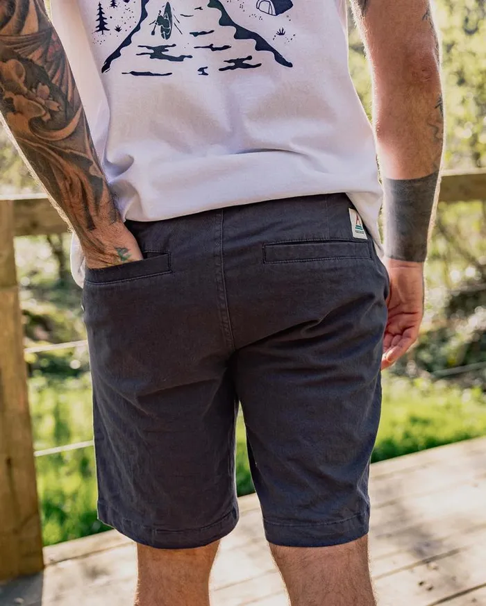 Passenger Clothing 365 Organic Cotton Shorts Charcoal Men Shorts