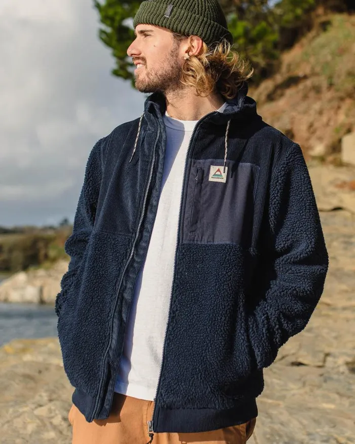 Passenger Clothing Adventure Recycled DeepPile Sherpa Fleece Deep Navy Men Fleece