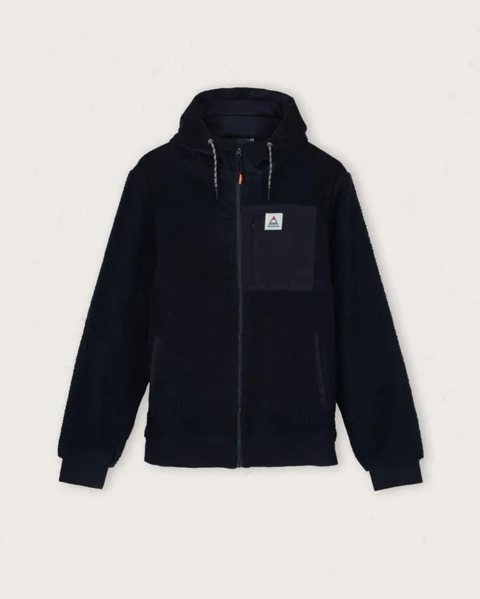 Passenger Clothing Adventure Recycled DeepPile Sherpa Fleece Deep Navy Men Fleece