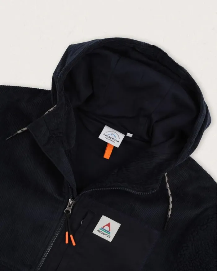 Passenger Clothing Adventure Recycled DeepPile Sherpa Fleece Deep Navy Men Fleece