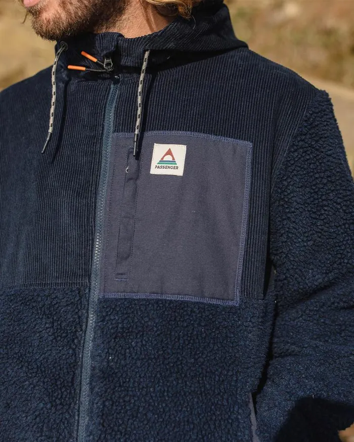 Passenger Clothing Adventure Recycled DeepPile Sherpa Fleece Deep Navy Men Fleece