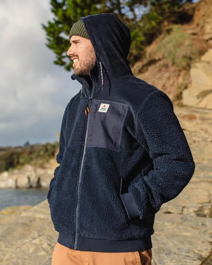 Passenger Clothing Adventure Recycled DeepPile Sherpa Fleece Deep Navy Men Fleece