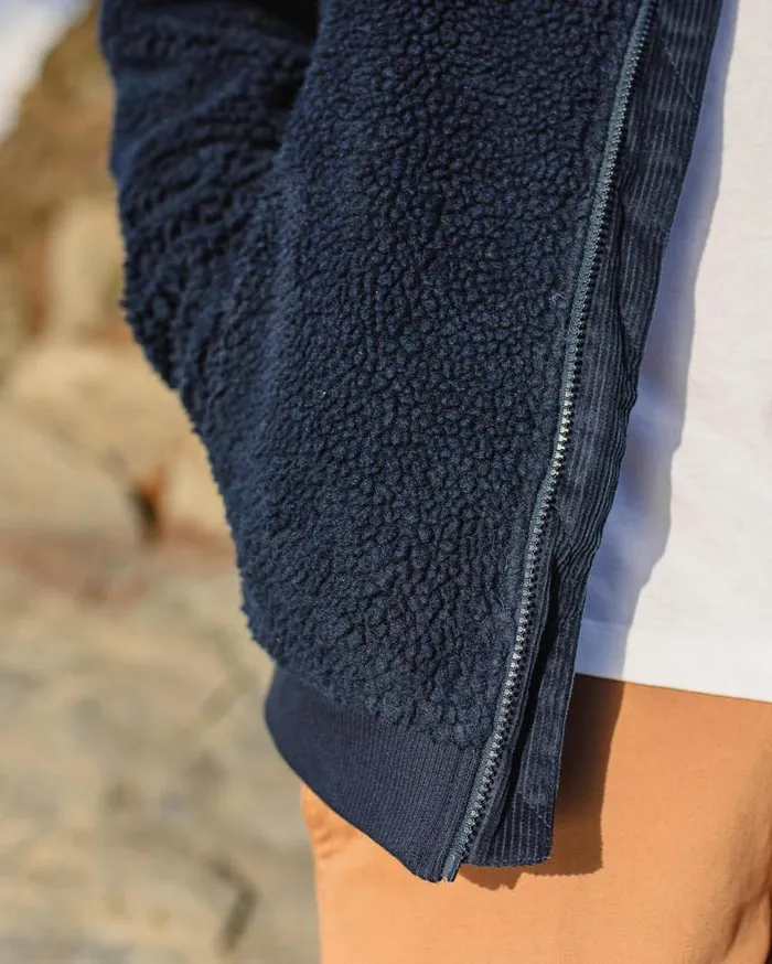 Passenger Clothing Adventure Recycled DeepPile Sherpa Fleece Deep Navy Men Fleece