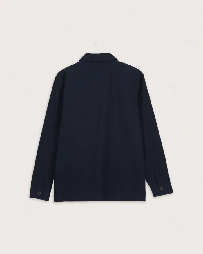 Passenger Clothing Balsa Organic Cotton Overshirt Deep Navy Men Shirts