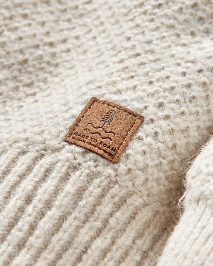 Passenger Clothing Cove Recycled Knitted Jumper Off White Women Knitwear