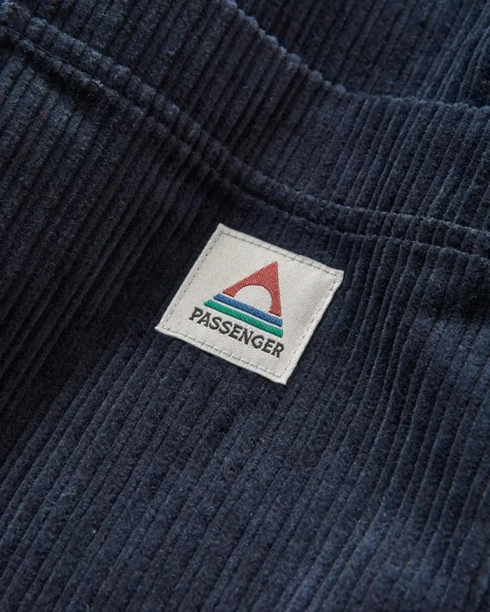 Passenger Clothing Flint Recycled Cord Overshirt Deep Navy Women Shirts