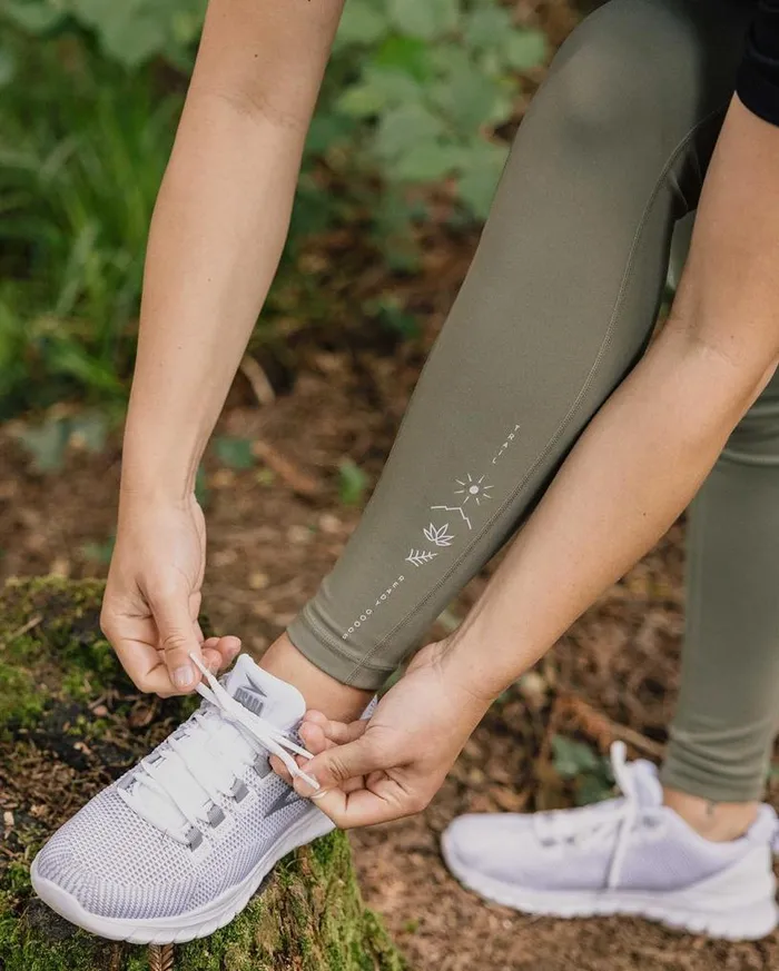 Passenger Clothing Fresh Air 20 Recycled Leggings Dusty Olive Women Activewear