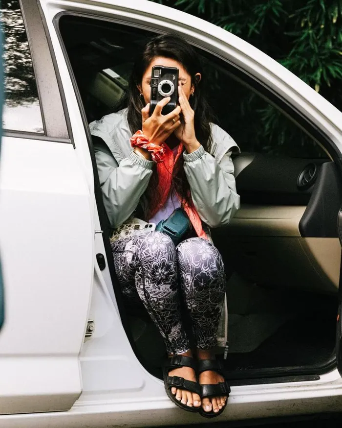 Passenger Clothing Fresh Air Recycled Leggings Black Floral Women Activewear