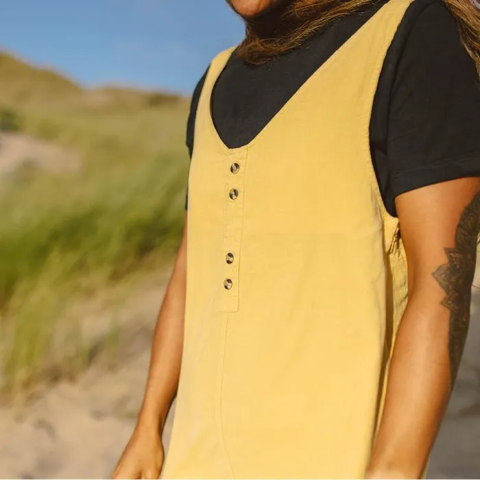 Passenger Clothing Fun Days Recycled Cord Playsuit Jojoba Women Dungarees and Trousers