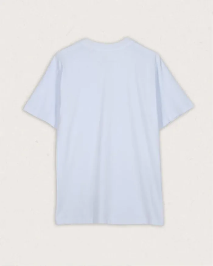 Passenger Clothing Heritage Recycled Relaxed Fit TShirt Pale Blue Men TShirts and Vests