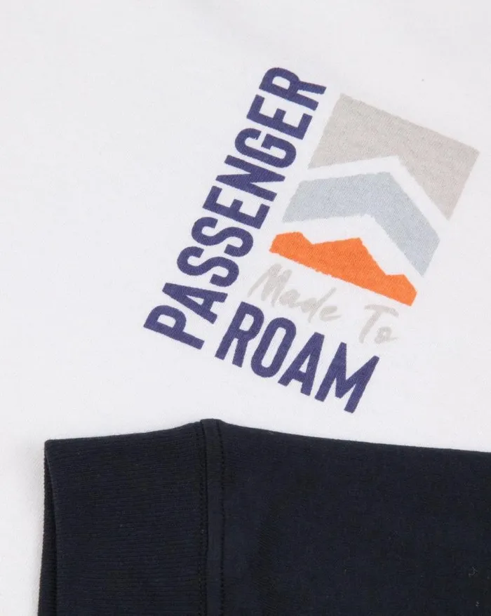 Passenger Clothing Jibe Recycled Cotton LS TShirt Deep Navy Men TShirts and Vests