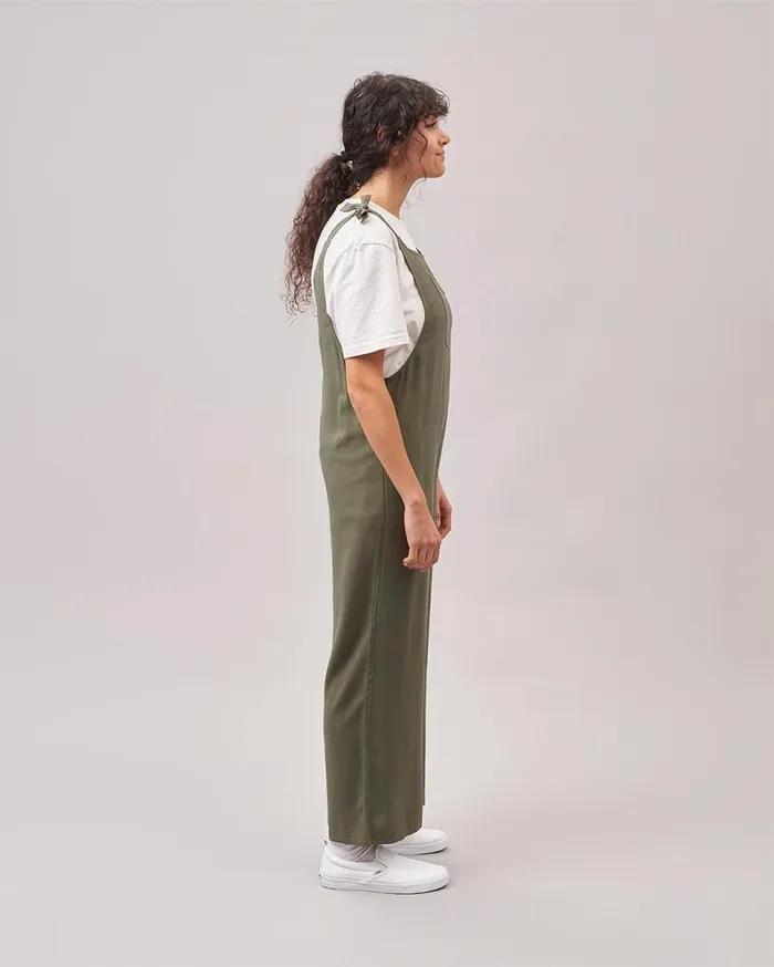 Passenger Clothing Lazy Day Dungarees Khaki Women Dungarees and Trousers
