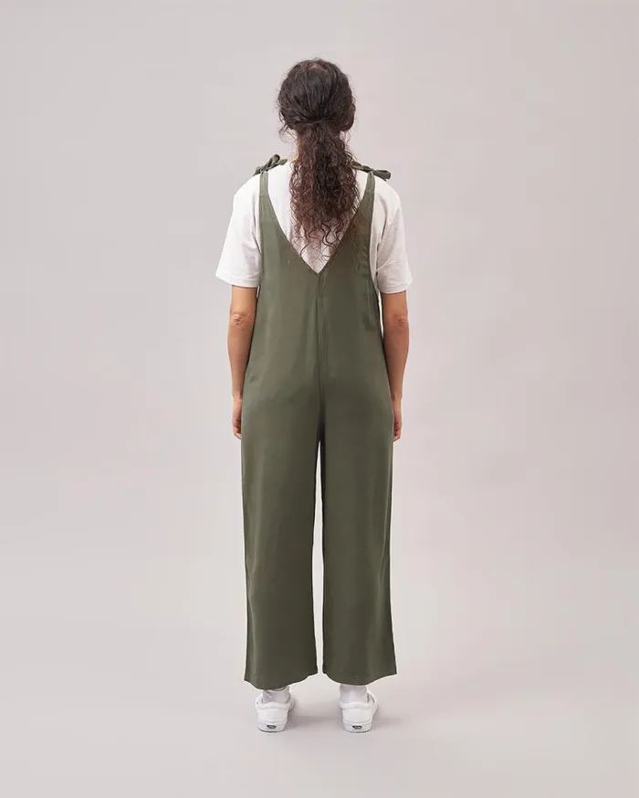 Passenger Clothing Lazy Day Dungarees Khaki Women Dungarees and Trousers