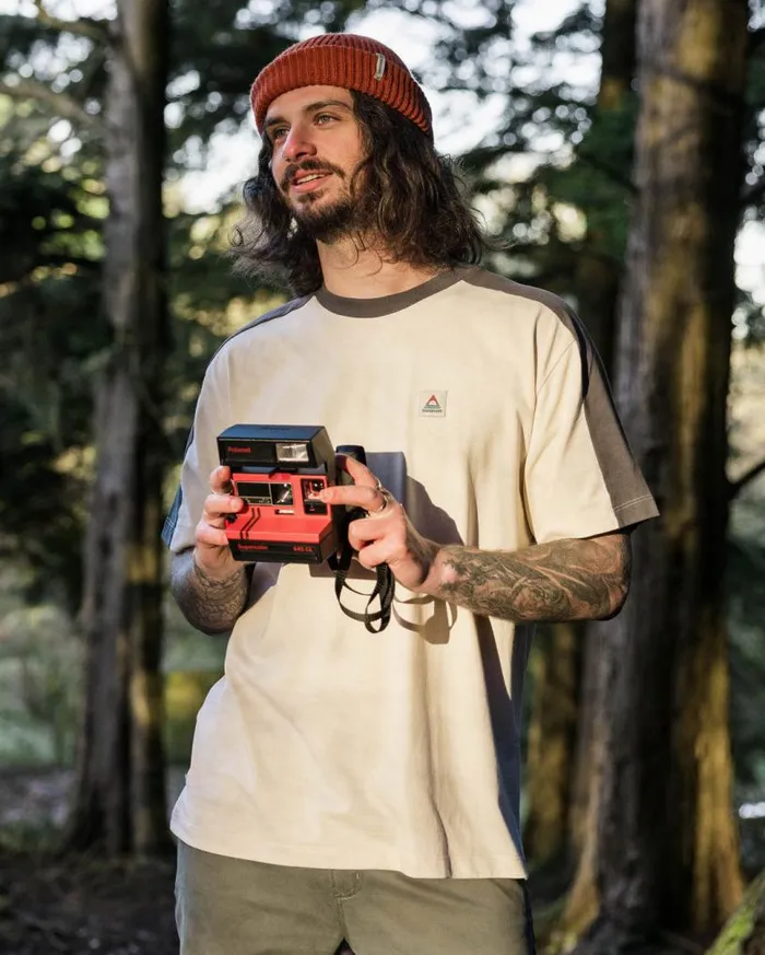 Passenger Clothing Lulada Recycled Relaxed Fit TShirt Birch Men TShirts and Vests