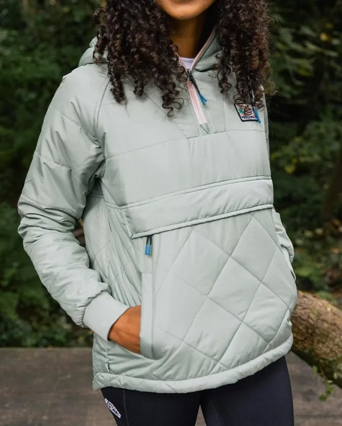 Passenger Clothing Ocean Recycled Insulated 12 Zip Jacket Pistachio Women Jackets