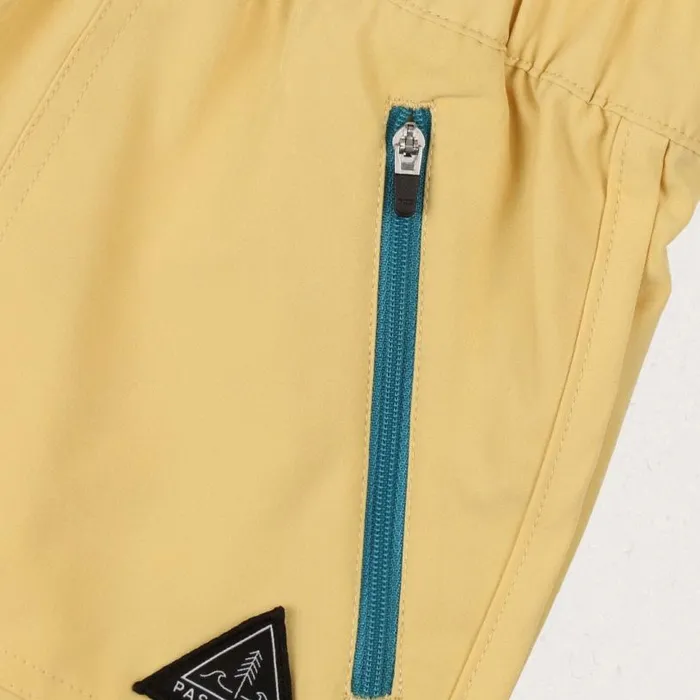 Passenger Clothing Out There Hemp All Purpose Swim Short Pastel Yellow Women Shorts