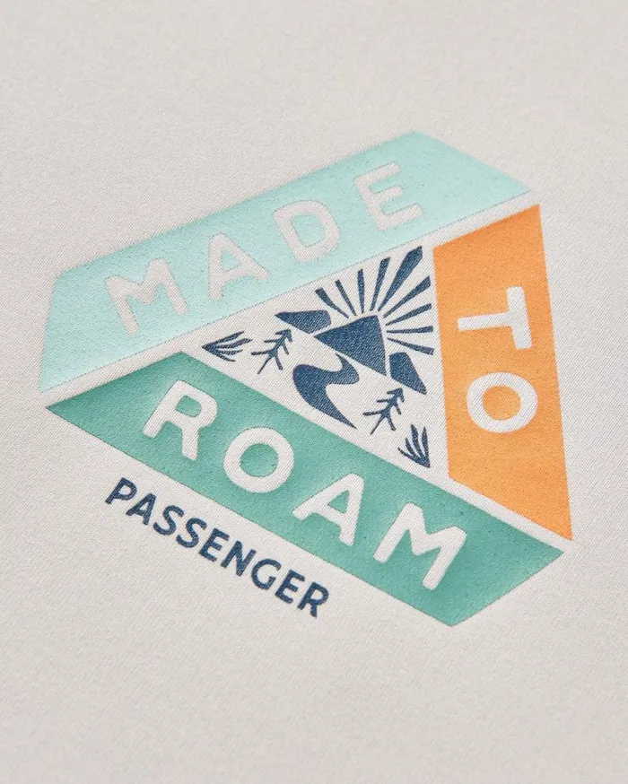 Passenger Clothing River Recycled Active LS TShirt Corsair Vintage White Women Activewear