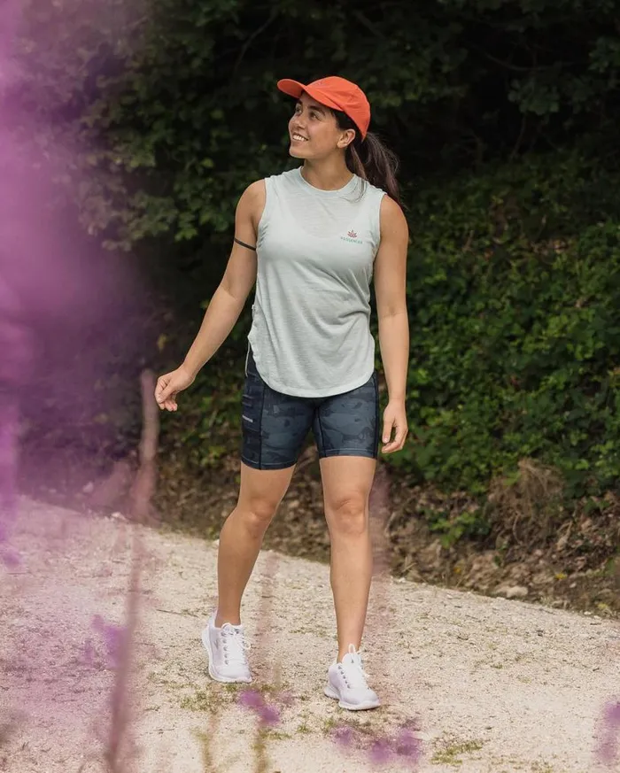 Passenger Clothing Route Recycled Active Short Black Abstract Women Activewear