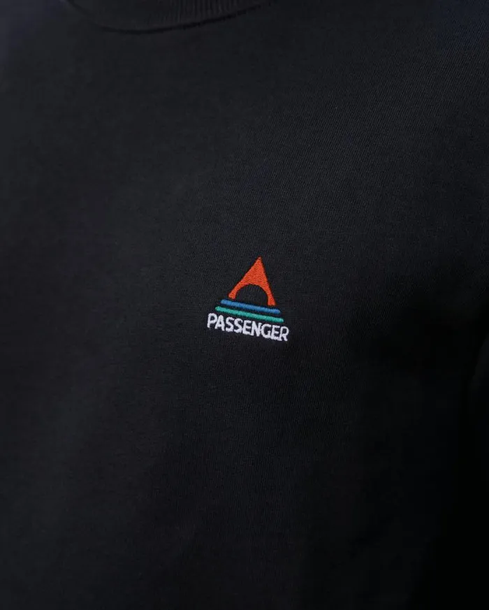 Passenger Clothing Vita Organic Cotton Sweatshirt Black Men Hoodies and Sweatshirts