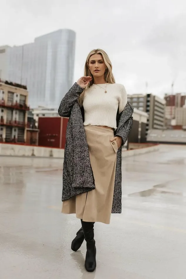 Pearl Embellished Sweater In Cream Cream Women Bohme Tops